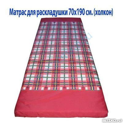 Матрас для раскладушки своими руками