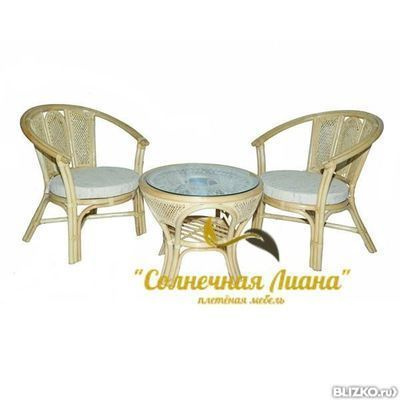 Плетёный комплект мебели для террасы из ротанга 22/20