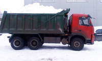 Вывоз снега самосвал 25 тонн