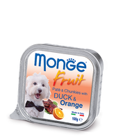 Влажный корм Monge Dog Fruit конс. утка с апельсином 100г для собак