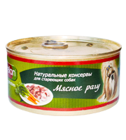 Влажный корм Порцелан Мясное рагу/овощи 325г для собак