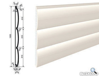 Фасадная лепнина Изосайдинг СВ-50/11 2000х50 мм