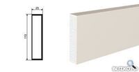 Молдинг МВ-110/1 2000х25 мм