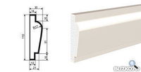 Молдинг МВ-110/2 2000х30 мм