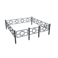 Оградка на могилу квадрат