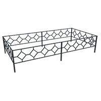 Оградка на могилу ромб