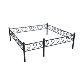 Оградка на могилу абстракция