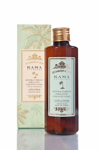 Органическое кокосовое масло KAMA AYURVEDA 200 гр, Индия