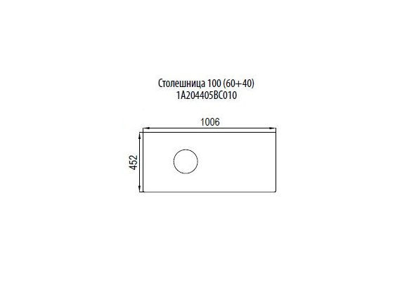Столешница 100 40