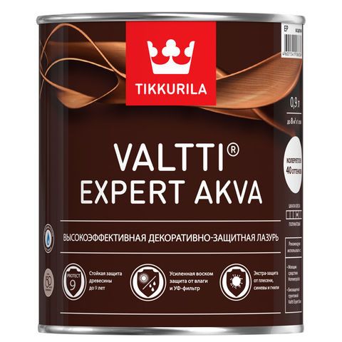 ПРОПИТКА TIKKURILA Valtti Expert Akva 0,9Л орегон