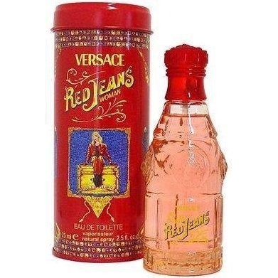 versace perfume red jeans