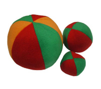Мячик мягконабивной d10см 3-х цветный 63007/2 ВиНи