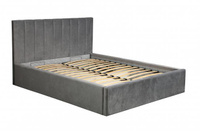 Кровать двухспальная с подъемным механизмом "Юнона" (1600) (ягуар грей)