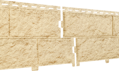 Фасадная панель Ю-Пласт СтоунХаус КАМЕНЬ золотистый