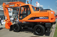 Аренда полноповаротного экскаватора doosan 180