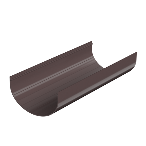 Желоб водосточный Технониколь ПВХ Оптима 120 мм, длина 3 м, темно-коричневый