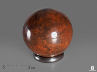 Шар из обсидиана коричневого, 40-41 мм