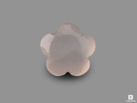 Розовый кварц, огранка 14х14х8 мм (10,6 ct)