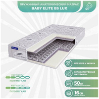 Матрас детский пружинный Beautyson Baby Elite BS LUX 85x175 (Белый), без клея и запаха