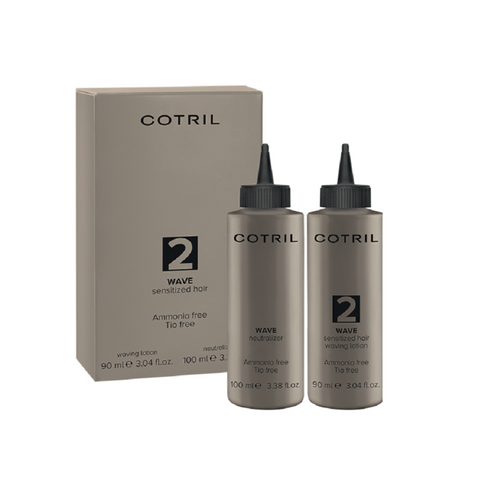 Завивка для поврежденных волос Wave Ammonia Free Kit N.2 Sensitized Hair Cotril (Италия)