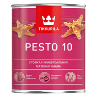 Эмаль алкидная TIKKURILA Pesto 10 база С 0,9л бесцветная, арт.700001167