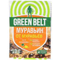 Средство от муравьев "Муравьин" пакет 10гр Green Belt