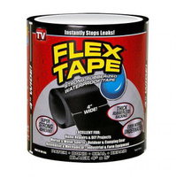Клейкая лента Flex Tape сверхсильная водонепрониц, шир.10 см, цвет в ассор. Черный
