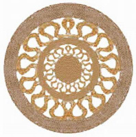 Циновка плетеная, круглая, диаметр в ассортименте 90 см
