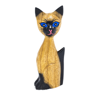 Кошка Голубые глазки 20 см Гордость сиамская, суар