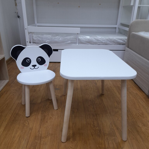 Комплект детской мебели Стол и стул Панда