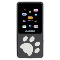 Цифровой плеер Digma S4 8Gb, FM 1.8" черный/серый