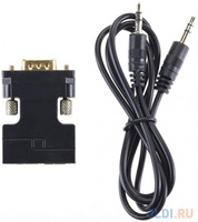 Переходник HDMI(F) --> VGA(M)+audio,1080*60Hz, VCOM