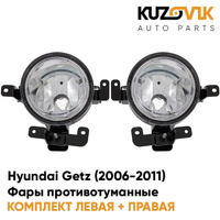 Фары противотуманные Hyundai Getz (2006-2011) рестайлинг KUZOVIK