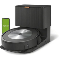 Робот-пылесос iRobot Roomba J7+, 60Вт, черный [j755840plus_rnd]