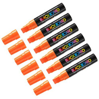 MunHwa Набор меловых маркеров Black Board Jumbo (JBM15) оранжевый, 6 шт., оранжевый, 1 шт.