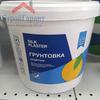 Грунтовка для жидких обоев Silk Plaster адгезионная 5л/7 кг (до 40 м2 на 1 сл)