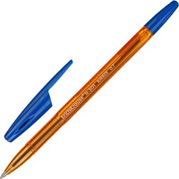 Ручка шариковая неавтоматическая Erich Krause R-301 Amber Stick синяя (толщина линии 0.35 мм)