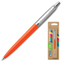 Ручка шариковая PARKER Jotter Orig Orange корпус оранжевый детали хром блистер синяя 2076054