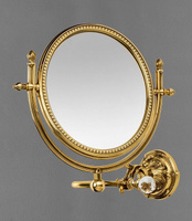 Увеличительное зеркало подвесное Art&Max Barocco Crystal AM-2109 (Хром)