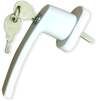 Ручка "Ликчел" для пластиковых окон (белая) с ключом 1-2272 Б