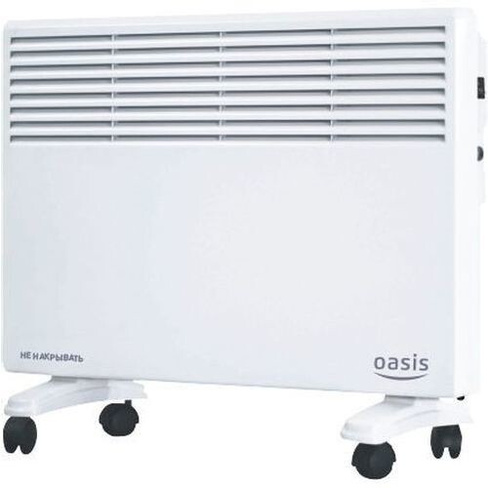 Конвектор OASIS EK-15, 1500Вт, с терморегулятором, белый