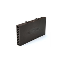 Вентиляционно-осушающая коробка "Baut" цвет коричневый, 115x60x10 мм