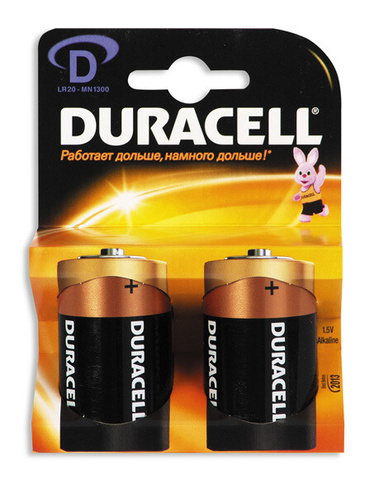 Батарейка DURACELL LR20 2BL