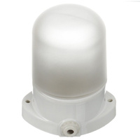 Светильник TDM Electric, НПБ400, 60 Вт, E27, на 1 лампочку, IP54, 11х11х13.5 см, для сауны и бани, 125 градусов, белый,
