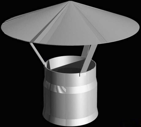 Зонт УМК Д 115мм нержавеющая сталь 0,5мм
