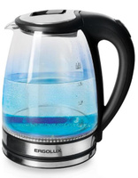 Чайник электрический ERGOLUX ELX-KG07-C72 черный/нерж. 2л 15074 Ergolux