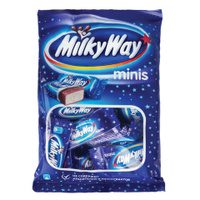 Батончики мини MILKY WAY "Minis" суфле в молочном шоколаде, 176 г