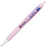 Ручка шариковая масляная автоматическая с грипом UNI "JetStream", СИНЯЯ, корпус розовый, 0,35 мм
