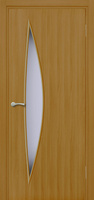 Дверное полотно остекленное ПО Парус Миланский орех 600 мм BROZEX-WOOD x 1