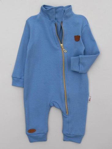 Комбинезон детский Flexi на молнии, цвет голубой (92 см)